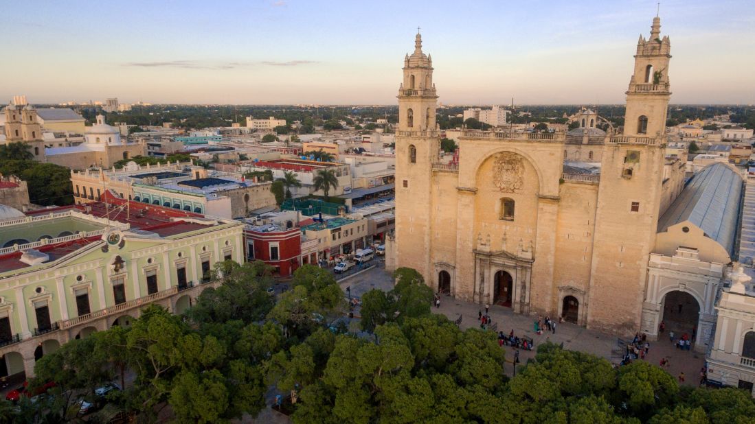 <strong>Mérida, Mexico: </strong>The capital of Yucatan state is a fantastic place to explore Mayan and Spanish culture. The San Ildefonso Cathedral (pictured) is one of the oldest in Latin America.