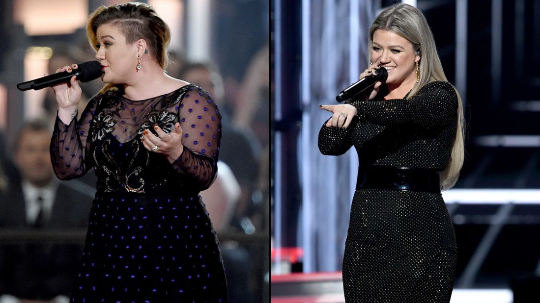 Kelly Clarkson has always been clear she doesn't care what people have to say about her weight. In 2018 the singer/ "The Voice" coach showed off a more slender figure and joked that she had "literally hired Harry Potter and SPANX, it's all like a sausage."