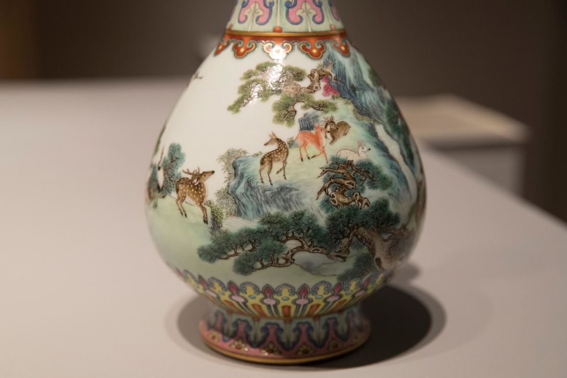 The vase was stored in a shoebox in an attic for decades.