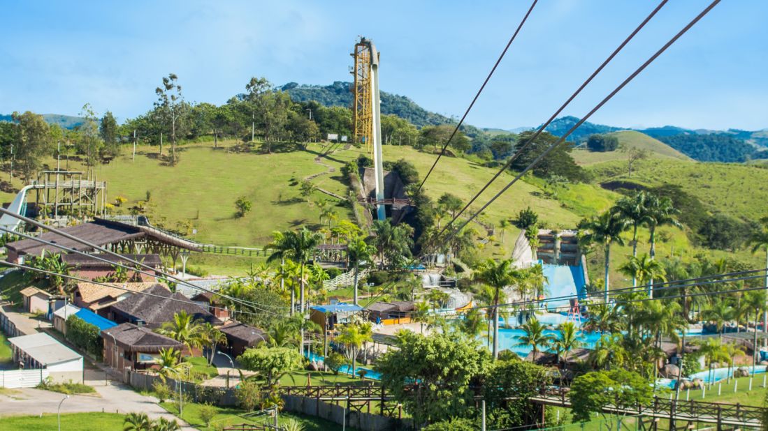 <strong>Kilimanjaro, Aldeia das Águas Park Resort, Brazil:  </strong>Receiving its name from the famed mountain in Tanzania, this slide is 49.9 meters tall, with a drop height of 164 feet.