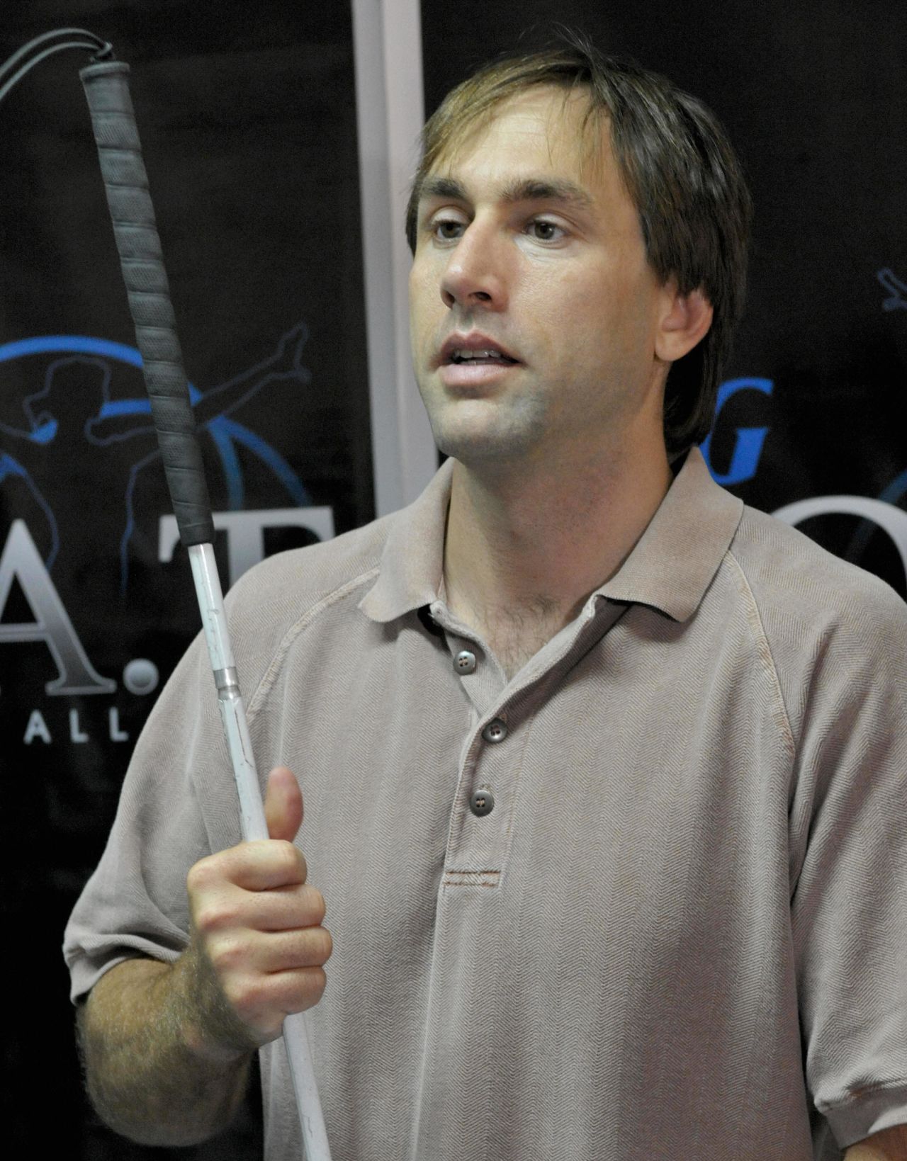 American mountaineer Erik Weihenmayer <a href="http://www.guinnessworldrecords.com/world-records/first-blind-man-to-conquer-everest" target="_blank" target="_blank">holds the record</a> for being the first blind man to reach the summit of Mount Everest, accomplishing the feat in 2001. He has made it to the top of the highest mountains in all seven continents.