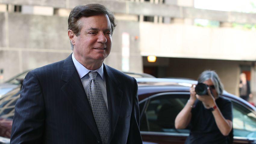 WASHINGTON, DC - MAY 23:  Former Trump campaign manager Paul Manafort arrives for a hearing at the E. Barrett Prettyman U.S. Courthouse on May 23, 2018 in Washington, DC. (Mark Wilson/Getty Images)