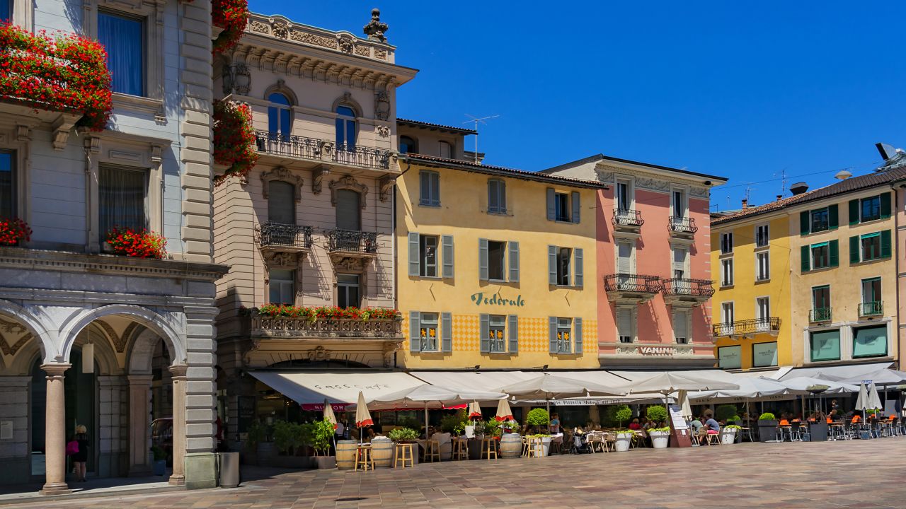 <strong>Ticino, Switzerland</strong>: Lugano, a little Swiss city with an Italian twist, is nestled in the Ticino region of Switzerland.