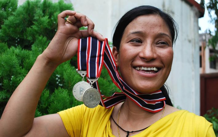 Indian mountaineer Anshu Jamsenpa successfully ascended Mount Everest <a href="index.php?page=&url=https%3A%2F%2Fedition.cnn.com%2F2017%2F09%2F11%2Fasia%2Fher-india-anshu-jamsenpa%2Findex.html">twice in five days</a> in 2017, making her the first woman to do so.