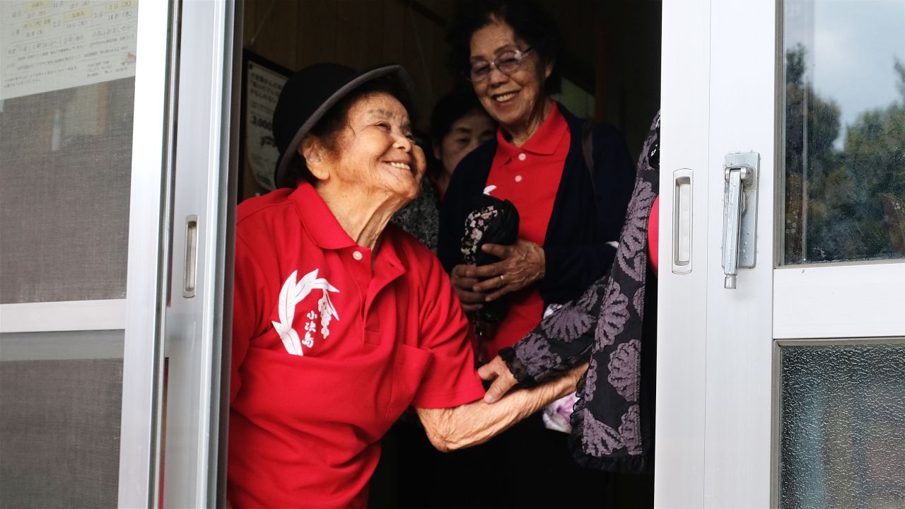 The elderly residents of Kohama island, a plane ride and then a ferry ride from Okinawa, say they value living life to the full.