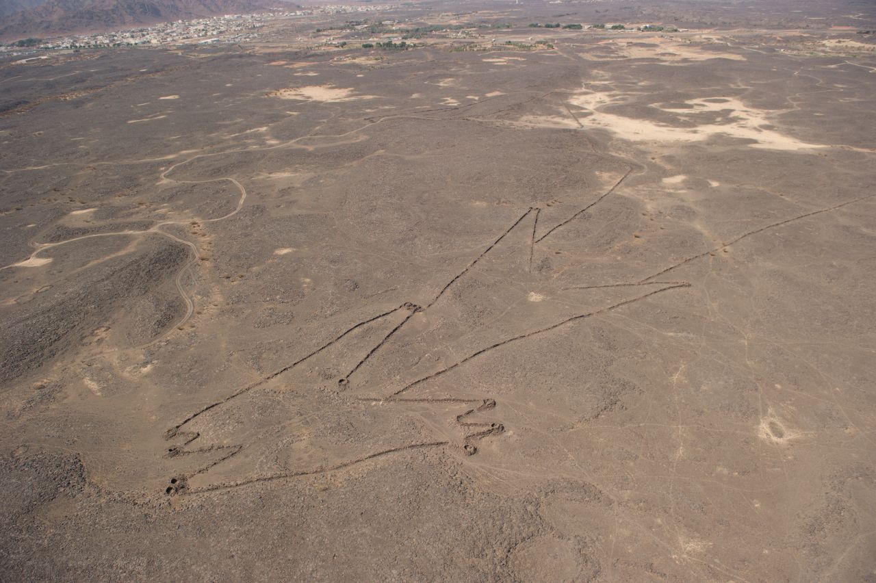 "Kites" are another intriguing feature. It is thought that they were used to funnel herds of animals, such as gazelle, into a killing enclosure for slaughter.
