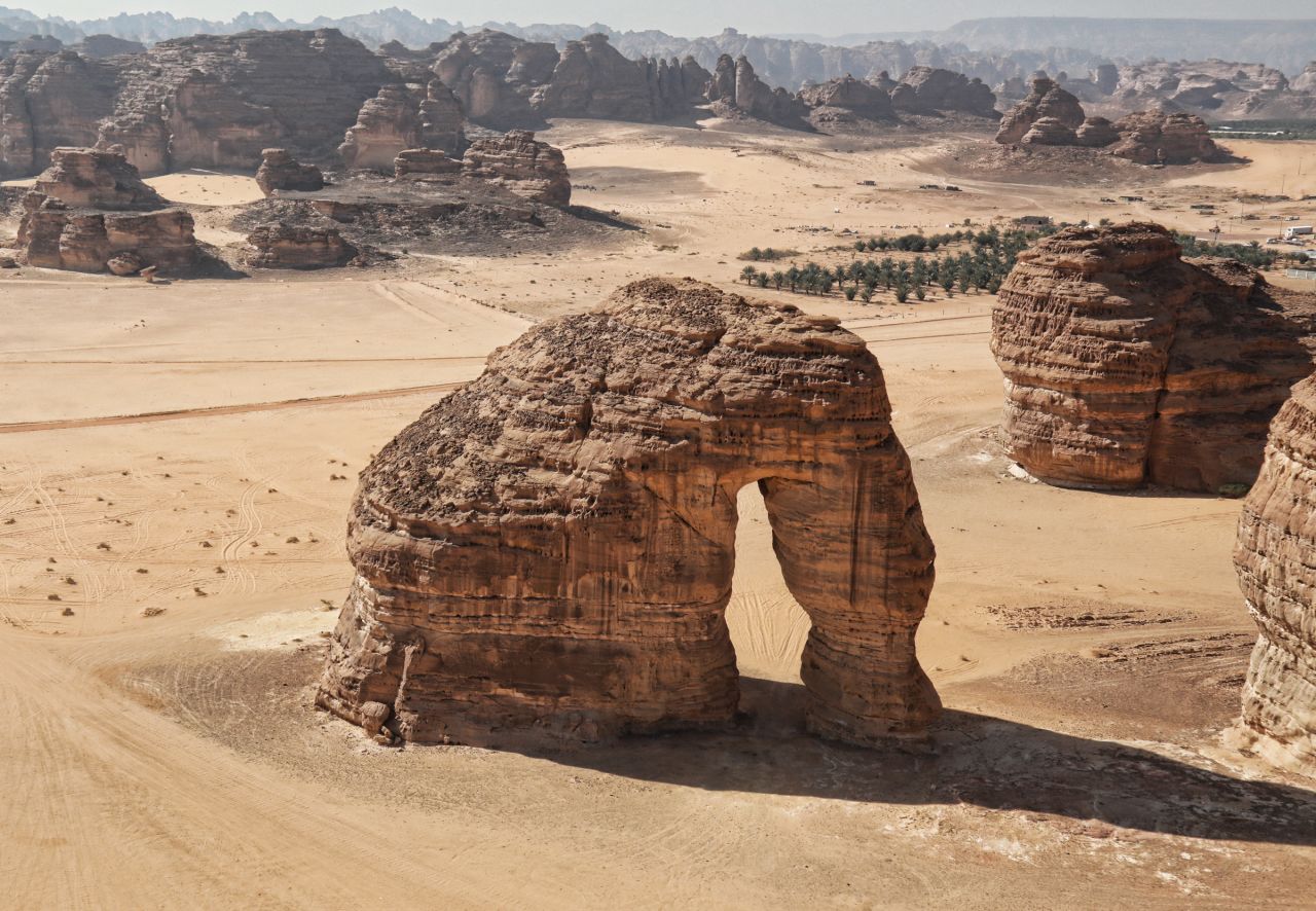 Known locally as Jabal Al-Fil, Al-Ula's iconic elephant rock looks just like ... an elephant.