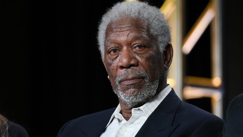 Actor Morgan Freeman participates in the "The Story of God" panel at the National Geographic Channel 2016 Winter TCA on Wednesday, Jan. 6, 2016, in Pasadena, Calif. (Photo by Richard Shotwell/Invision/AP)