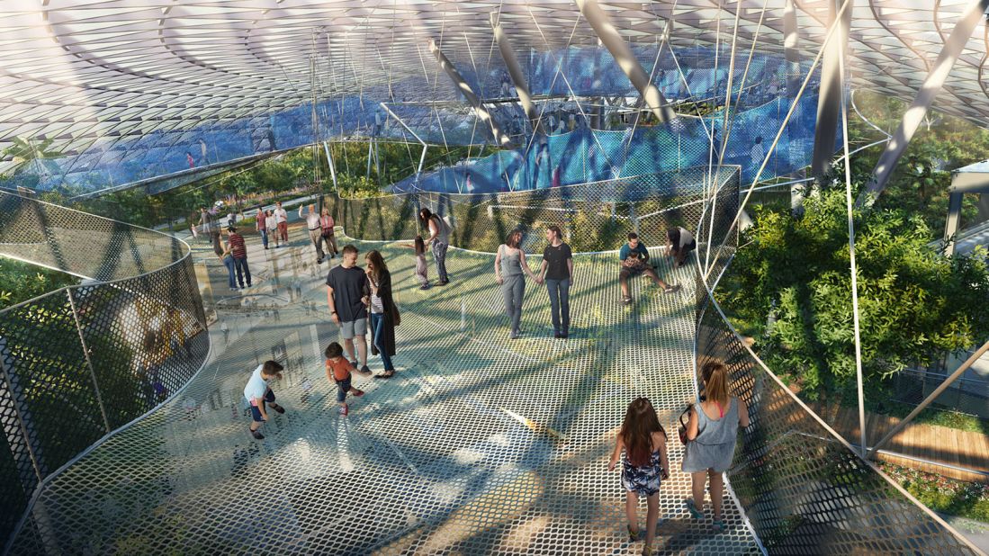 <strong>Sky Nets: </strong>There will be two different kinds of suspended walking nets -- a 250-meter bouncing net and a 50-meter walking net. These too won't open till later in 2019.  