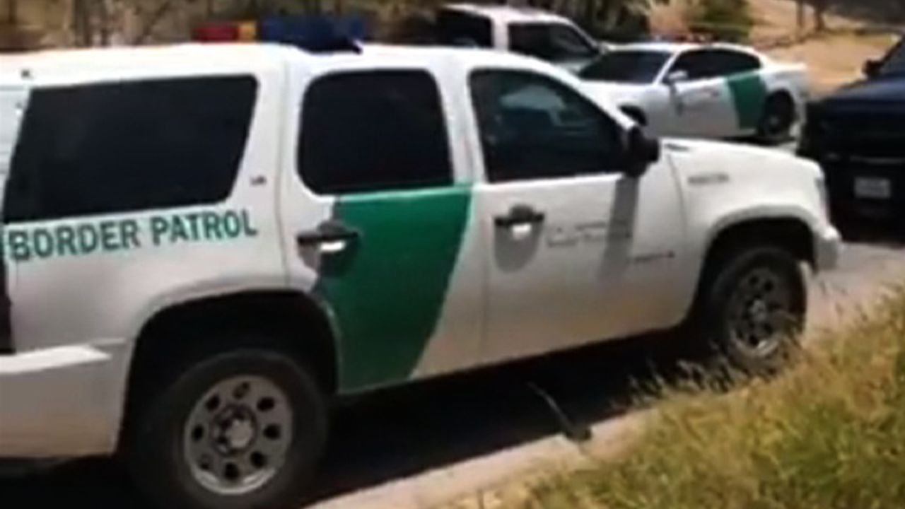 The scene after an undocumented immigrant was shot and killed by a CBP officer in Rio Bravo, Texas.