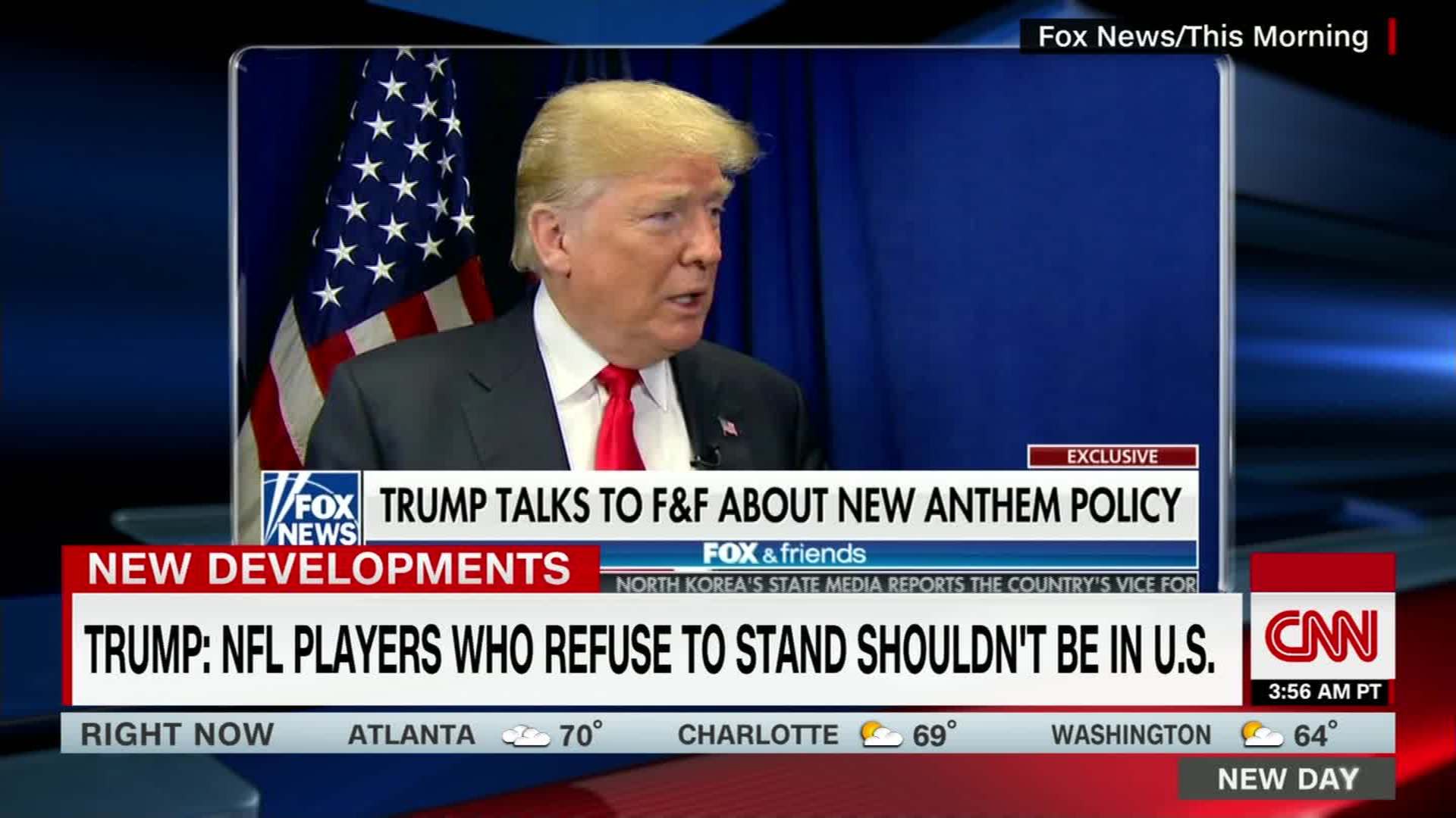 FOX NFL Sunday responds to President Trump's comments on NFL