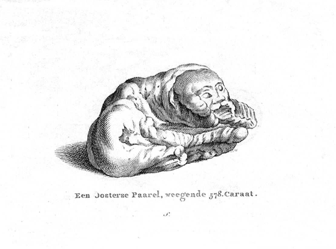 A print depicting the "Sleeping Lion" pearl from May 1778.