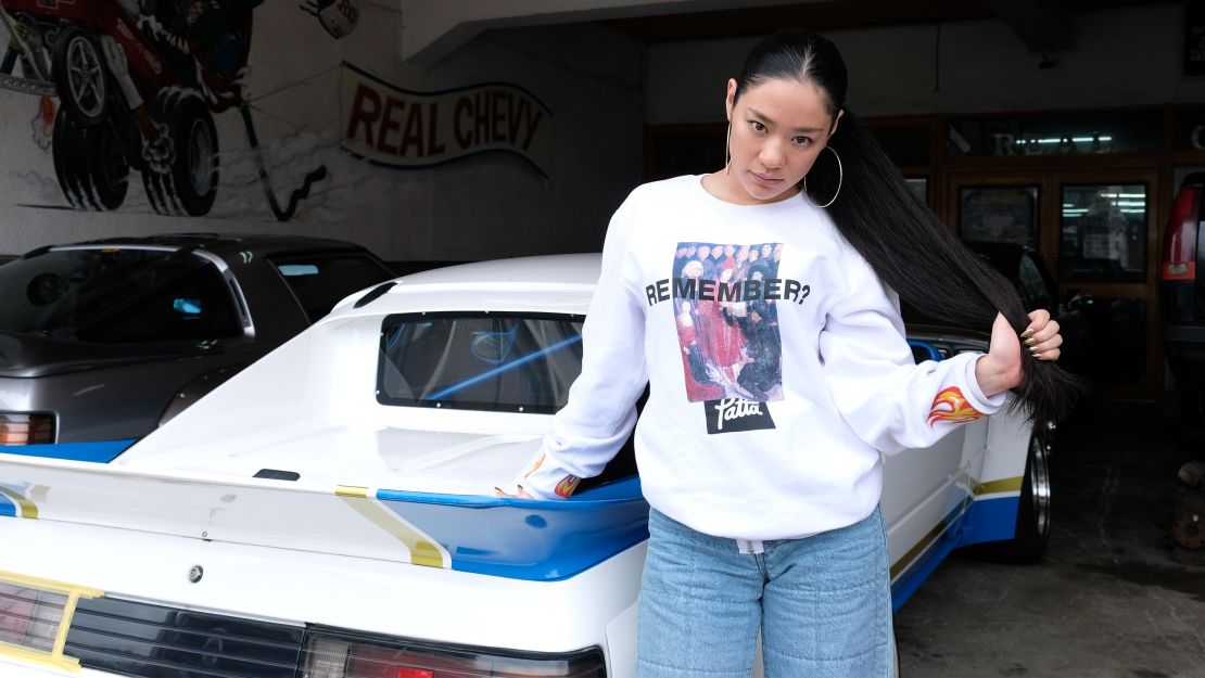 Akiko Urasaki, a rapper who goes under the name "Awich," grew up in the shadow of the US bases on Okinawa.