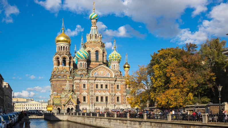 <strong>June in St. Petersburg, Russia:</strong> The Church of the Savior on Spilled Blood was built where Emperor Alexander II was assassinated in 1881. 
