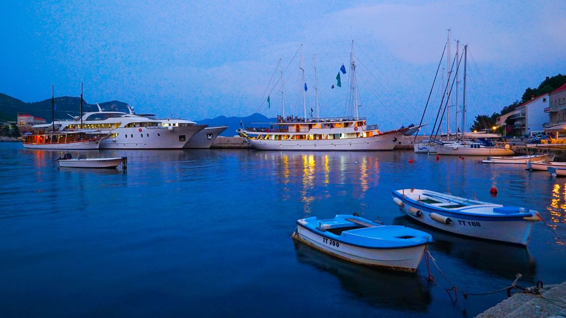 Escape to the cobalt-blue waters of the Adriatic Sea long Split's coastline.
