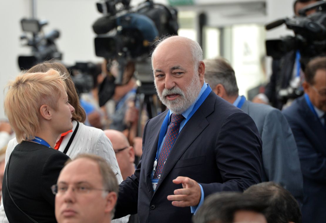 Viktor Vekselberg attends a meeting at the G20 Summit in 2013 in St. Petersburg, Russia.