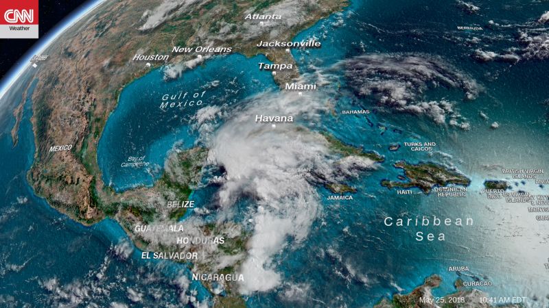 Subtropical Storm Alberto: Florida And Mississippi Declare States Of ...