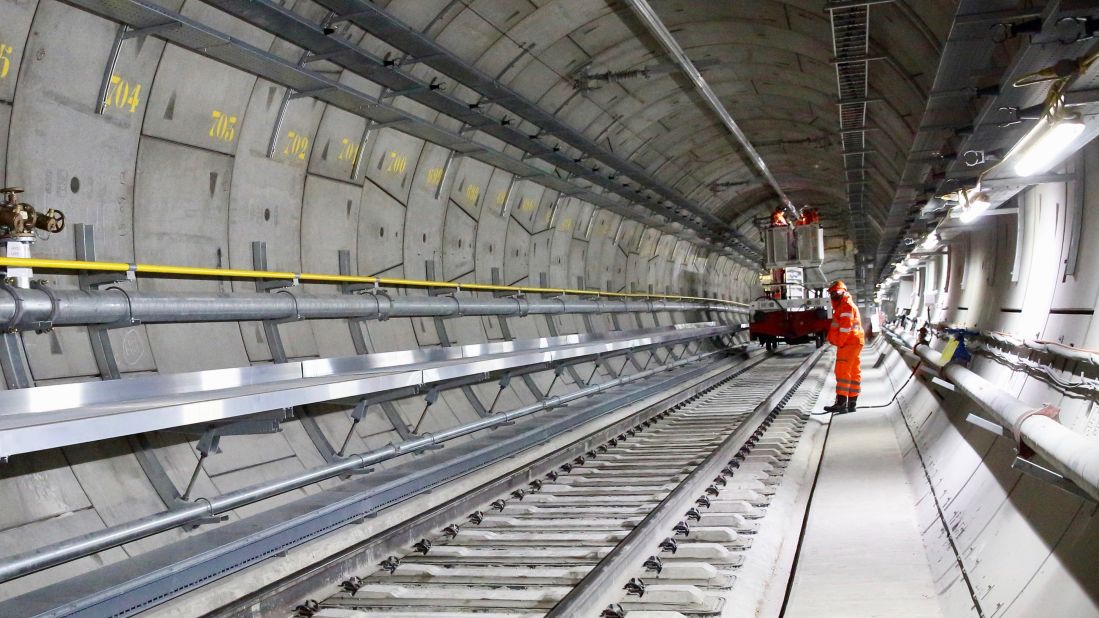 <strong>London's Crossrail Elizabeth line: </strong>Work is nearing completion on London's brand new Elizabeth line, which will run beneath the city connecting east and west.