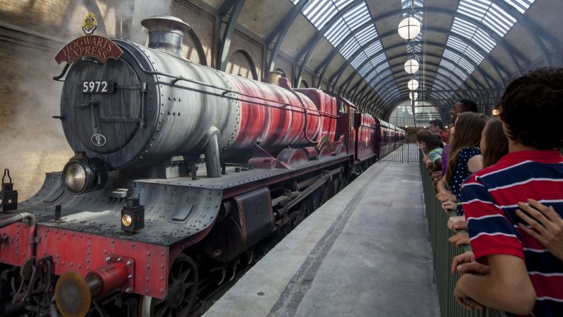 <strong>The Wizarding World of Harry Potter.</strong> The Hogwarts Express takes travelers between Diagon Alley, located in <a href="index.php?page=&url=https%3A%2F%2Fwww.universalorlando.com%2Fweb%2Fen%2Fus%2Ftheme-parks%2Funiversal-studios-florida%2Fthe-wizarding-world-of-harry-potter-diagon-alley%2Findex.html" target="_blank" target="_blank">Wizarding World of Harry Potter at Universal Studios Florida</a> and Hogsmeade, which is located in <a href="index.php?page=&url=https%3A%2F%2Fwww.universalorlando.com%2Fweb%2Fen%2Fus%2Ftheme-parks%2Fislands-of-adventure%2Fthe-wizarding-world-of-harry-potter-hogsmeade%2Findex.html" target="_blank" target="_blank">Universal's Islands of Adventure </a>