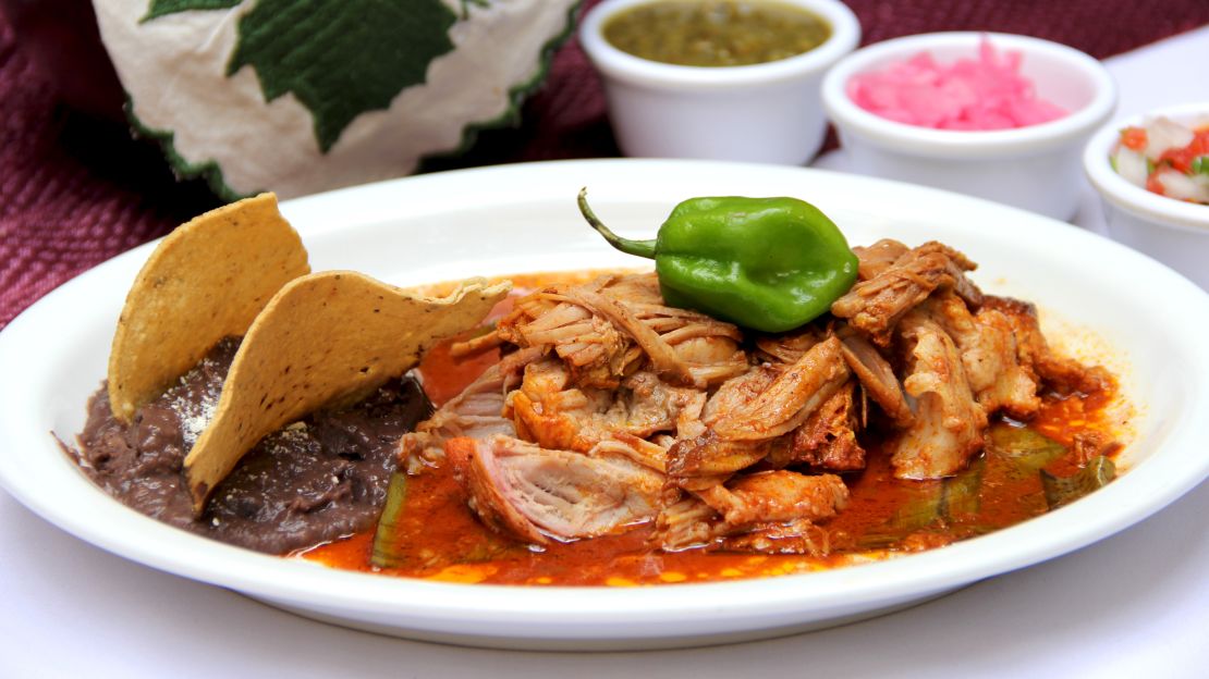 Cochinita pibil is a popular request at La Chaya Maya.