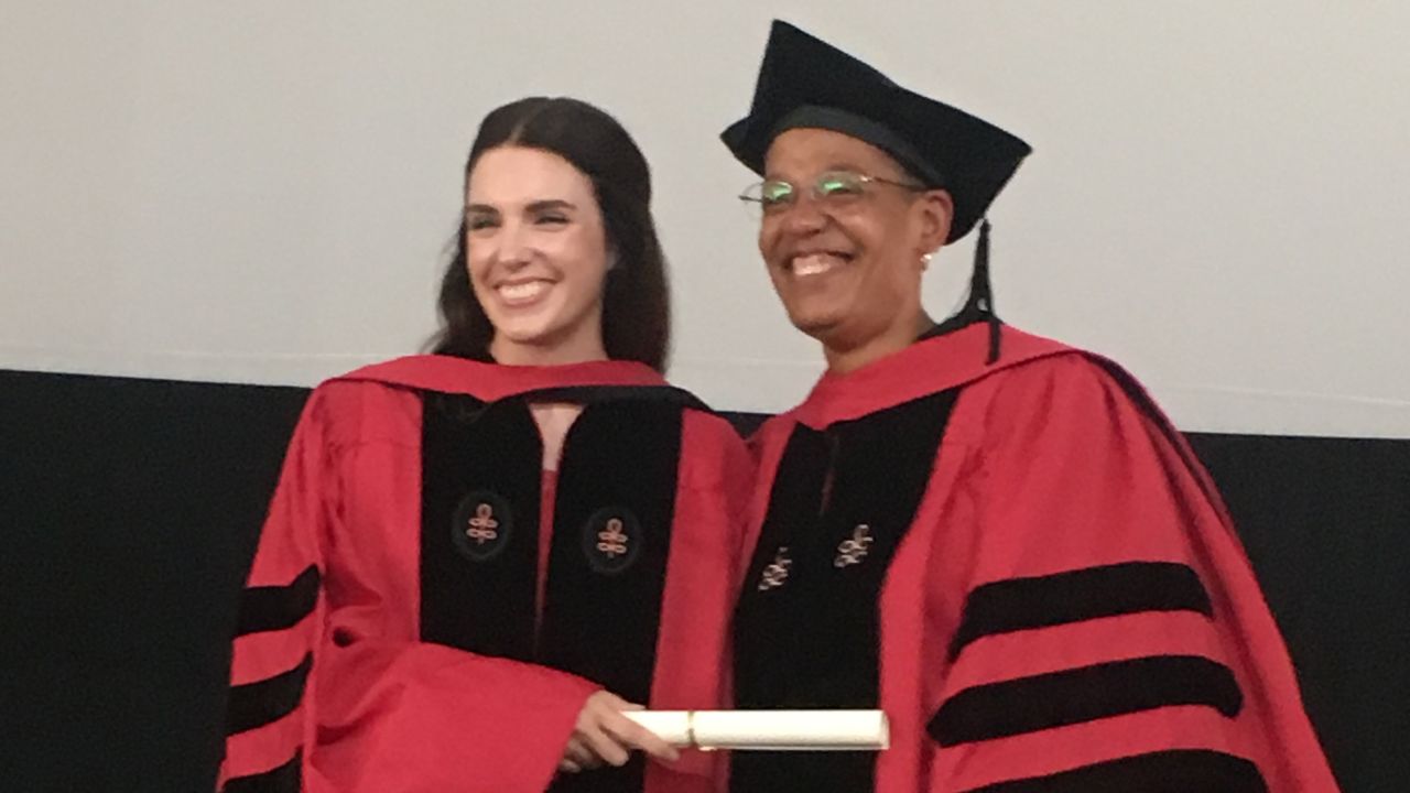 Christin Gilmer received  her doctor of public health degree on May 23, 2018. 