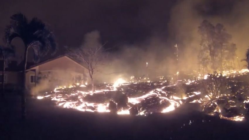 lava flows through hawaii neighborhood