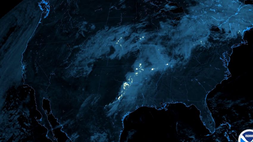 bright lightning space satellite