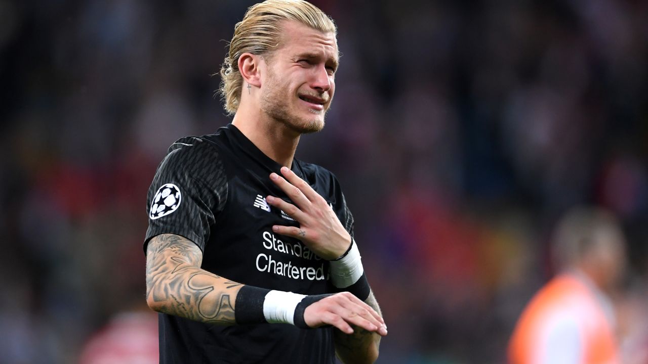 Loris Karius was in tears after the Champions League final. 