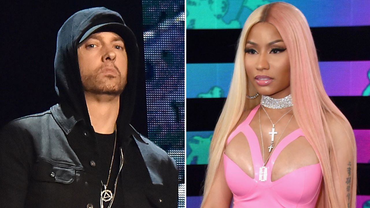 Nicki Minaj and Eminem team up to tease fans