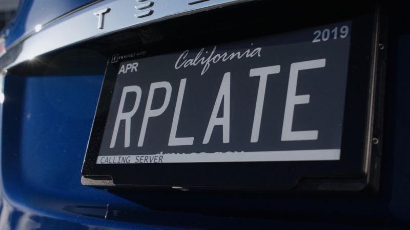 new black california license plates