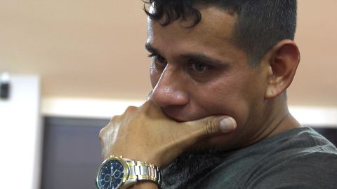 Christian Lara, 37, was deported from Florida to San Salvador.