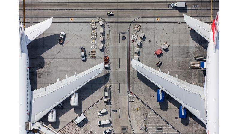 <strong>Future projects</strong>: Kelley is still working on ideas for his next project and think it will be aviation-related. <em>Pictured here: Airbus A380s at LAX</em>