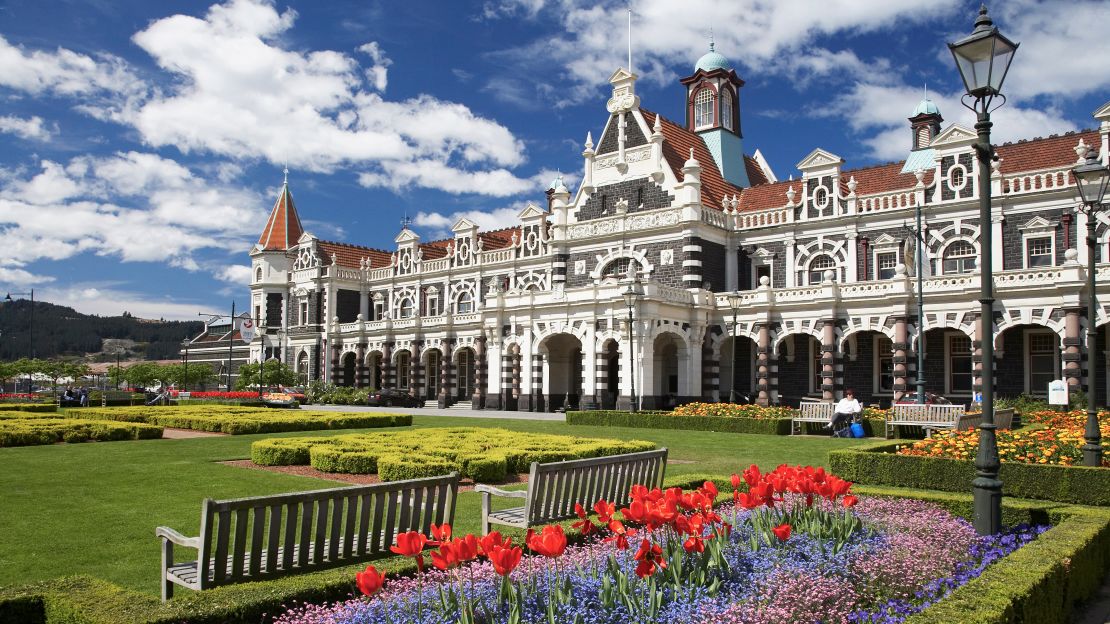 Dunedin Railway Station is so popular people come from around the world just to take pictures of it.