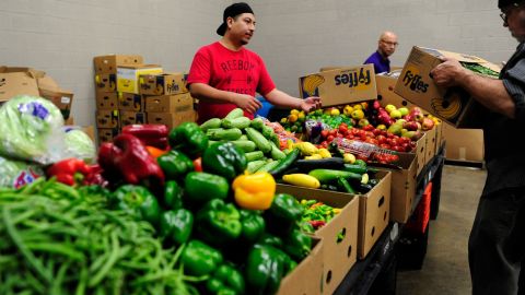 Many federal employees are getting help from food banks during the government shutdown. 