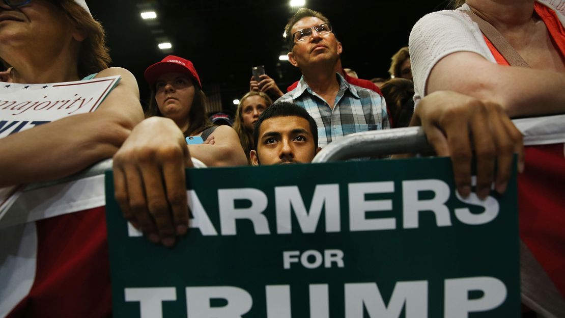 Supporters flocked to a Trump campaign rally in Fresno in 2016, but some Republicans were bothered by the party's decision last year to invite controversial former Maricopa County, Arizona, Sheriff Joe Arpaio to headline a fundraiser.