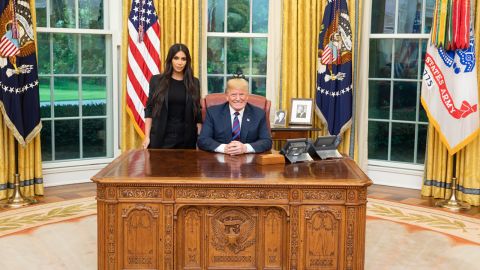 Kim Kardashian West met with President Trump in May 2018 to discuss prison reform.