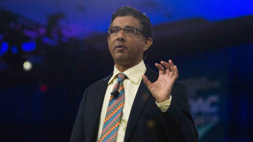 Dinesh D'souza speaks at CPAC 2016 conference, March 5, 2016 in National Harbor, Maryland to promote his new film called The Secret History Of The Democratic Party (Photo by Zach D Roberts/NurPhoto) (Photo by NurPhoto/NurPhoto via Getty Images)