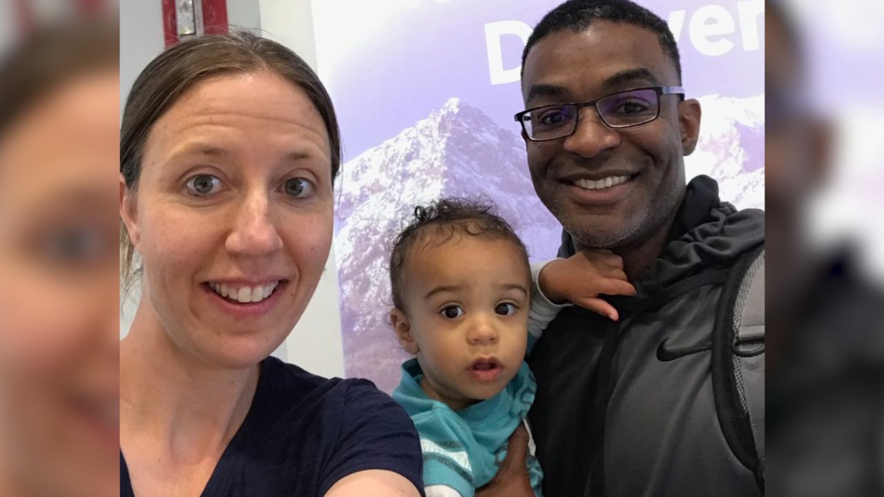Lindsay Gottlieb, fiance Patrick Martin and their son Jordan.