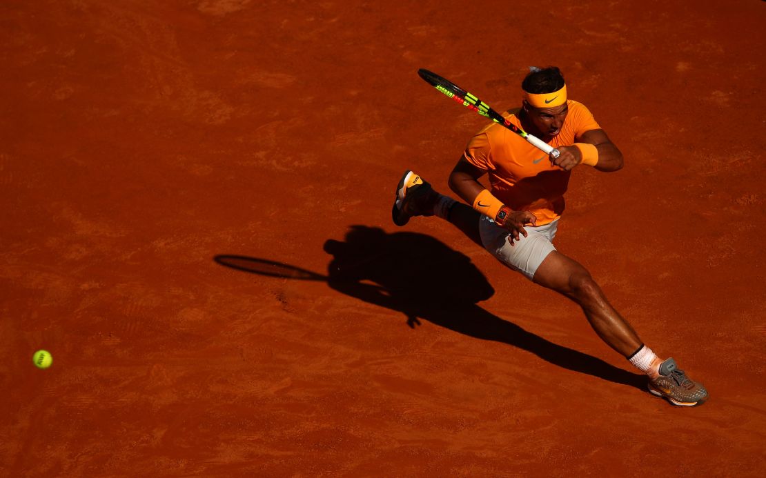 Nadal's athleticism gives him an edge on clay. 