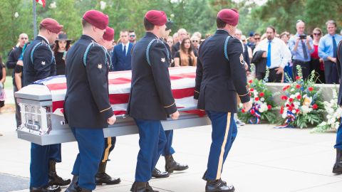 Spc. Christopher Harris received a military funeral August 14. 