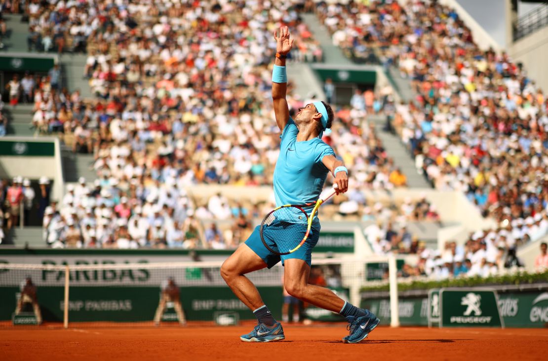Rafael Nadal crushed Argentina's Guido Pella at the French Open. 