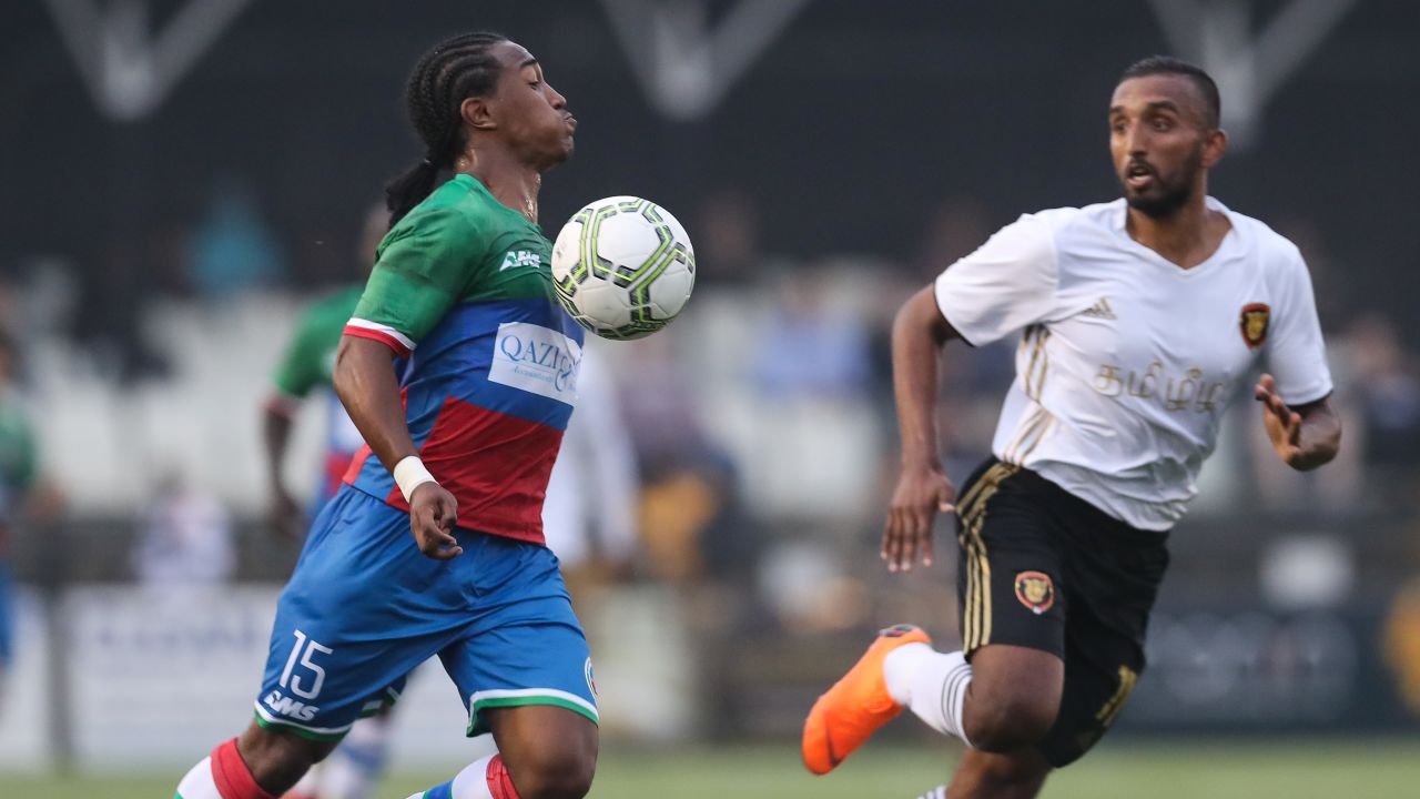 Barawa v Tamil Eelam at Bromley FC Stadium.