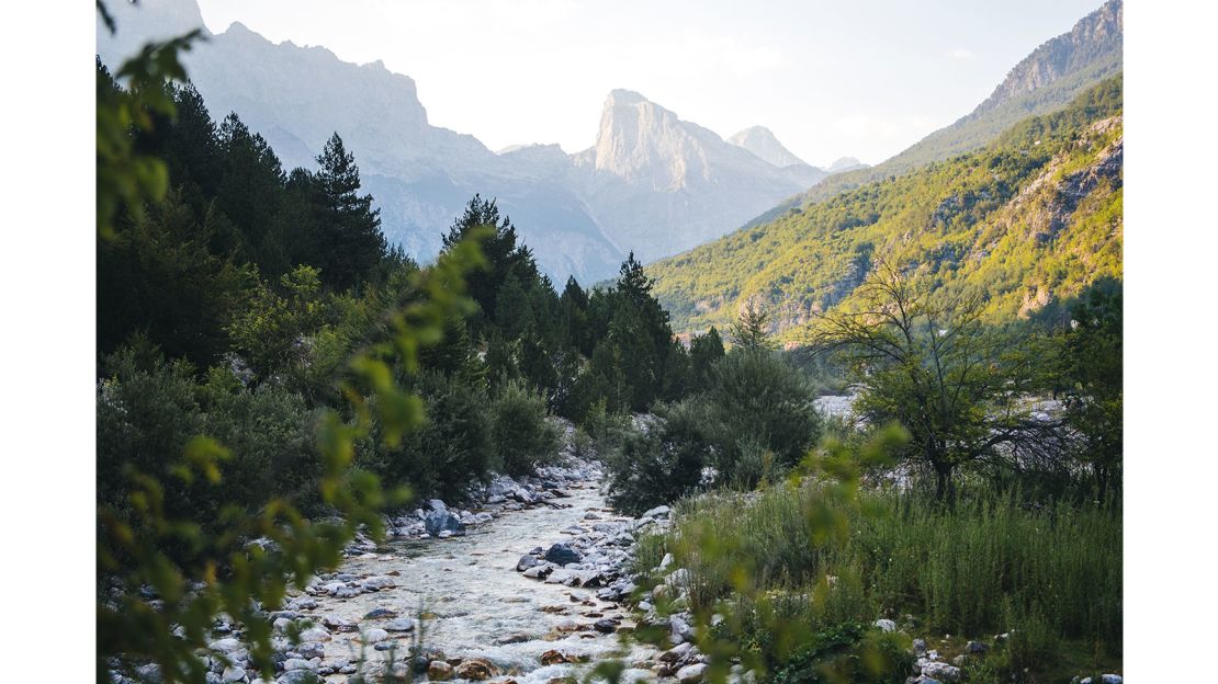 Lolos traveled across Europe, including to Theth National Park in Albania, pictured.