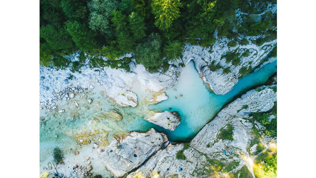 Lolos shared regular updates on his trip on Instagram Stories. Pictured here: Triglav National Park, Slovenia.