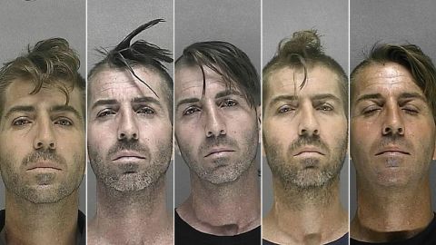 Assorted booking photos of Gerald Tobin, a Florida ex-con identified in court papers as a "private investigator" who performed services for Michael Avenatti's law firm, Eagan Avenatti LLP.