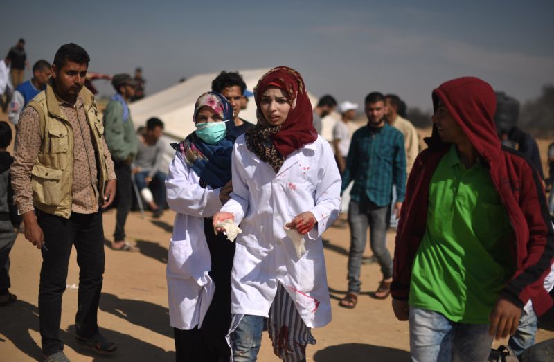 Israeli Forces Kill Medic, Wound 100 Protesters In Gaza Unrest ...