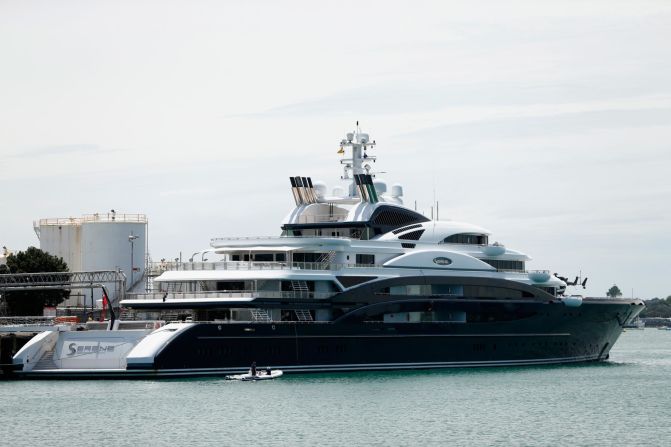 The 134-meter superyacht Serene was <a href="index.php?page=&url=https%3A%2F%2Fwww.nytimes.com%2F2016%2F10%2F16%2Fworld%2Frise-of-saudi-prince-shatters-decades-of-royal-tradition.html" target="_blank" target="_blank">reportedly purchased</a> by Saudi Crown Prince Mohammed bin Salman from Russian vodka tycoon Yuri Schefler in 2015 for $550 million. Previously, it had been rented by Microsoft founder Bill Gates <a href="index.php?page=&url=https%3A%2F%2Fwww.upi.com%2FTop_News%2FUS%2F2014%2F08%2F10%2FBill-Gates-takes-vacation-on-330M-yacht%2F8141407687450%2F" target="_blank" target="_blank">for $5 million per week. </a>In 2017 the ship sustained damage <a href="index.php?page=&url=http%3A%2F%2Fwww.superyachtnews.com%2Ffleet%2F134m-serene-runs-aground-in-red-sea" target="_blank" target="_blank">when it ran aground off the coast of Egyptian resort Sharm El Sheikh. </a>
