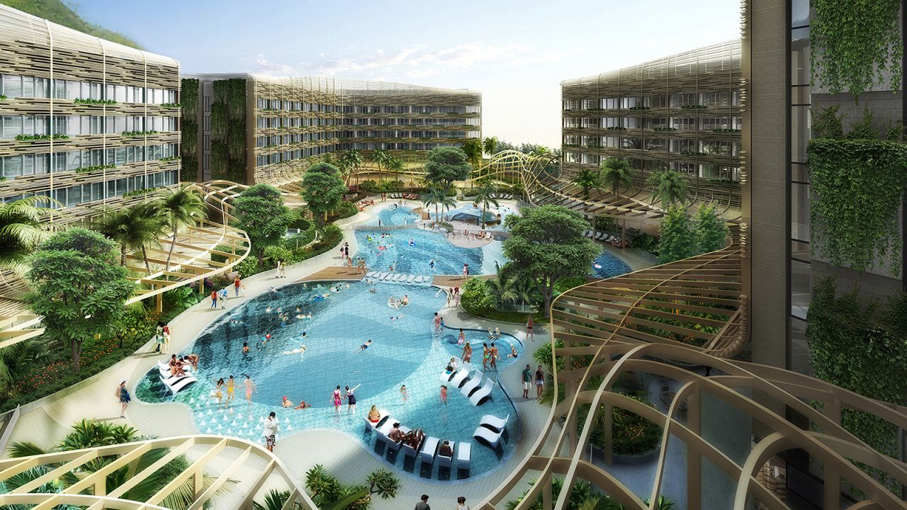 <strong>New Ocean Park hotels: </strong>Expansion plans include two hotels -- Ocean Park Marriott Hotel (set to open in 2018) and Fullerton Ocean Park Hotel Hong Kong (scheduled for 2021) -- as well as a water park, which will be open year-round. 