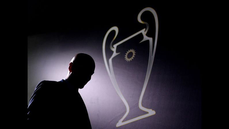 Zinedine Zidane, manager of Real Madrid, walks down the tunnel following his side's victory in the UEFA Champions League Final between Real Madrid and Liverpool on Saturday, May 26, in Kiev, Ukraine. Less than a week later, <a target="_blank" target="_blank">Zidane shocked the soccer world</a> by announcing he would be stepping down as manager.
