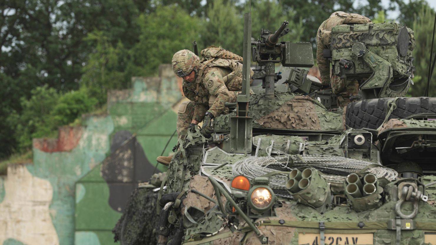 US Army Europe squadron prepares for a tactical march through Poland as part of Saber Strike 2018.   